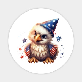 4th of July Baby Bald Eagle #3 Magnet